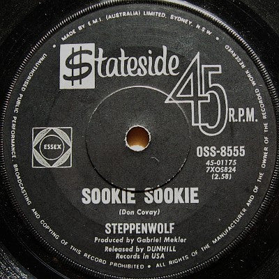 Steppenwolf : Magic Carpet Ride / Sookie, Sookie (7", Single)