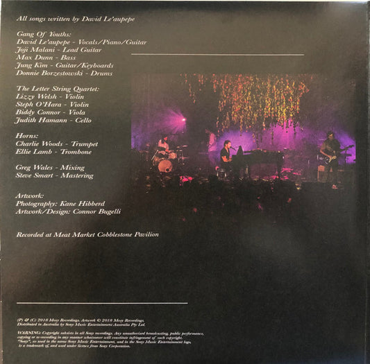 Gang Of Youths : MTV Unplugged Live In Melbourne (2xLP, Album, Ltd, Mag)