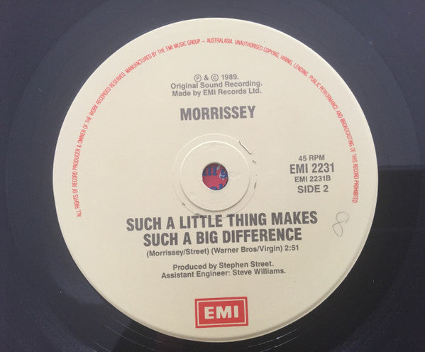 Morrissey : Interesting Drug (7", Single)