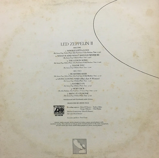 Led Zeppelin : Led Zeppelin II (LP, Album, RE)