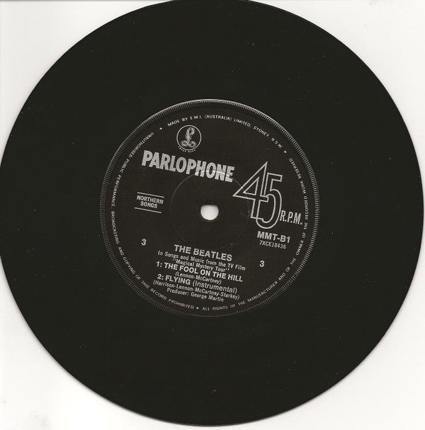 The Beatles : Magical Mystery Tour (2x7", EP)
