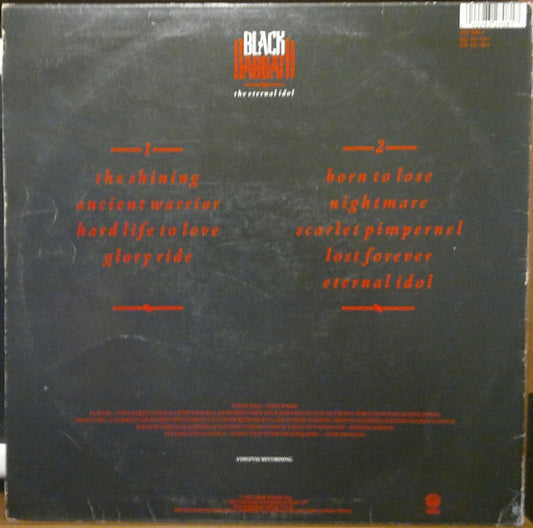 Black Sabbath : The Eternal Idol (LP, Album)