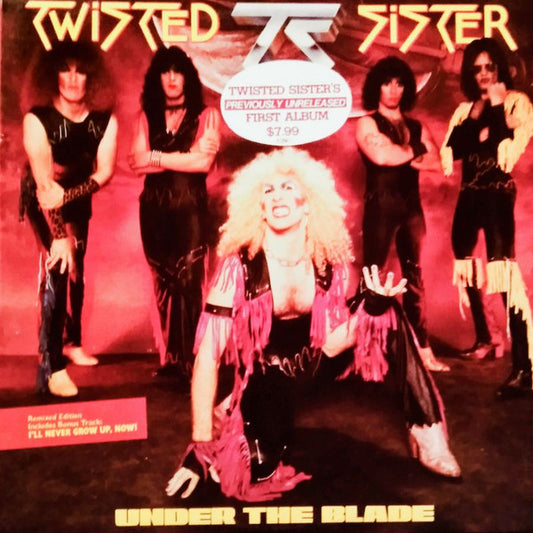 Twisted Sister : Under The Blade (LP, Album, RE, Rem)