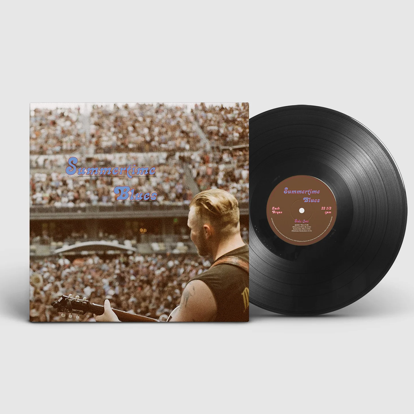 ZACH BRYAN - Summertime Blues Vinyl - JWrayRecords