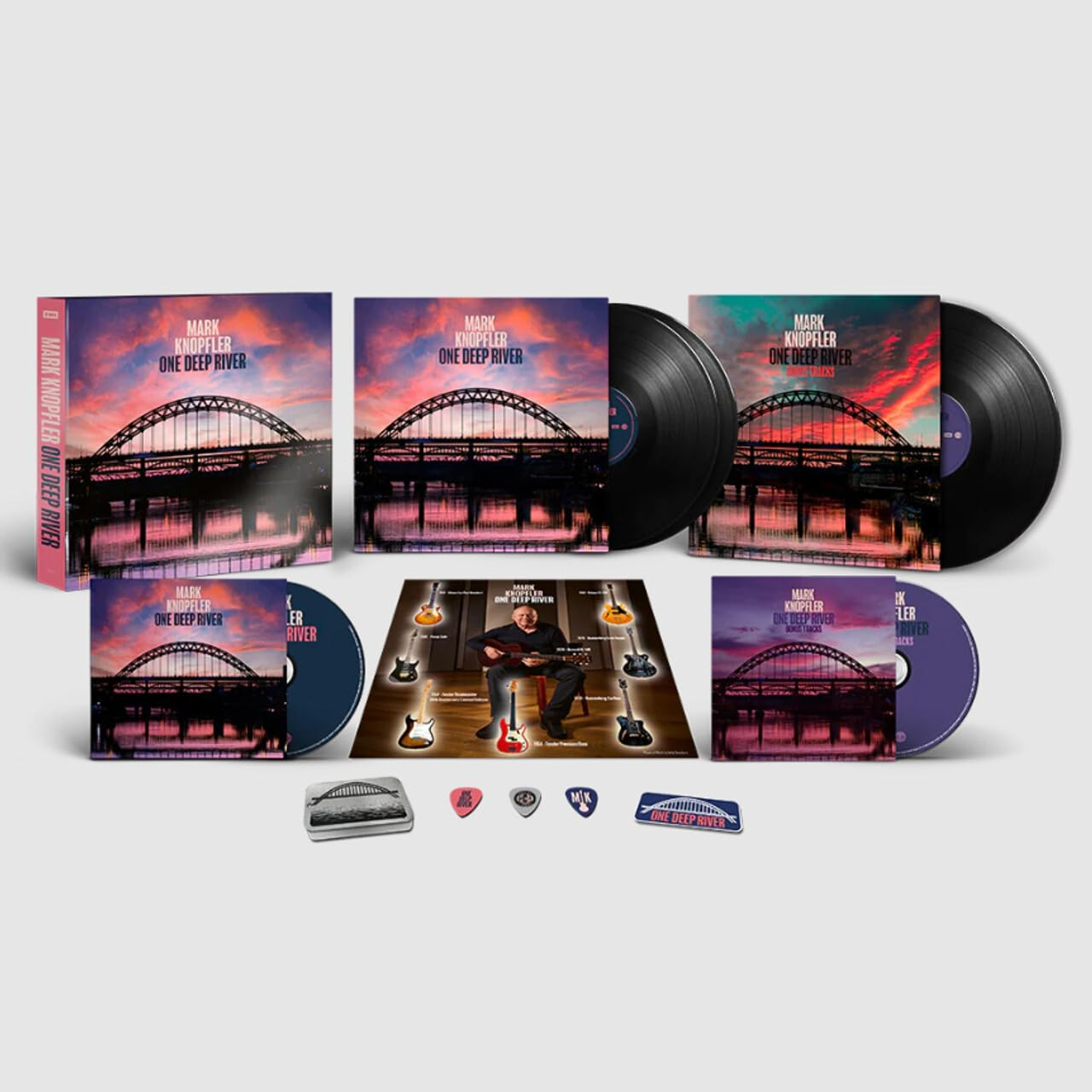 MARK KNOPFLER - One Deep River Vinyl - JWrayRecords
