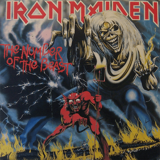 IRON MADEN - The Number Of The Beast (VG+/VG) Vinyl