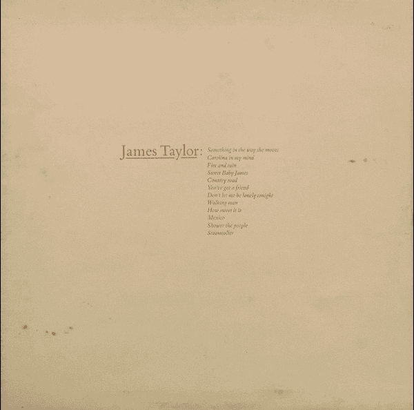 JAMES TAYLOR - James Taylor's Greatest Hits (NM/VG+) Vinyl