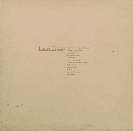 JAMES TAYLOR - James Taylor's Greatest Hits (NM/VG+) Vinyl