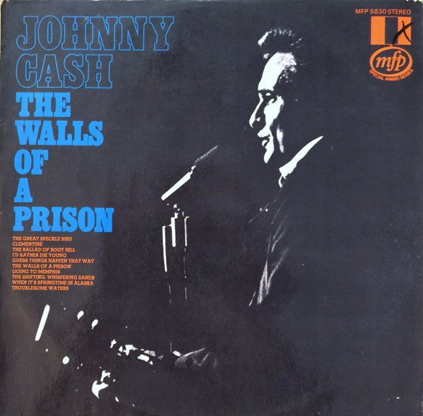 JOHNNY CASH - The Walls Of A Prison (VG/G) Vinyl