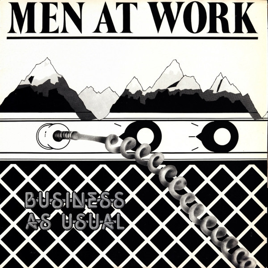 MEN AT WORK - Business As Usual (G+/VG) Vinyl