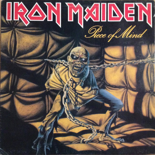 IRON MAIDEN - Piece Of Mind (VG/VG) Vinyl