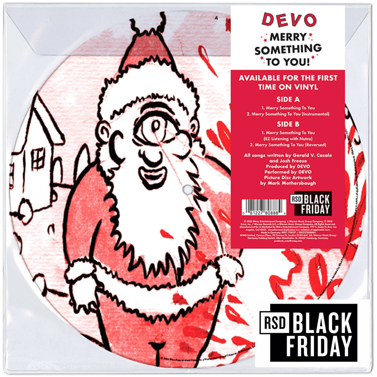 DEVO - Merry Something To You 12" RSD Black Friday 2025 Vinyl