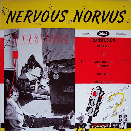 NERVOUS NORVUS - Transfusion (VG/VG+) Vinyl JWrayRecords