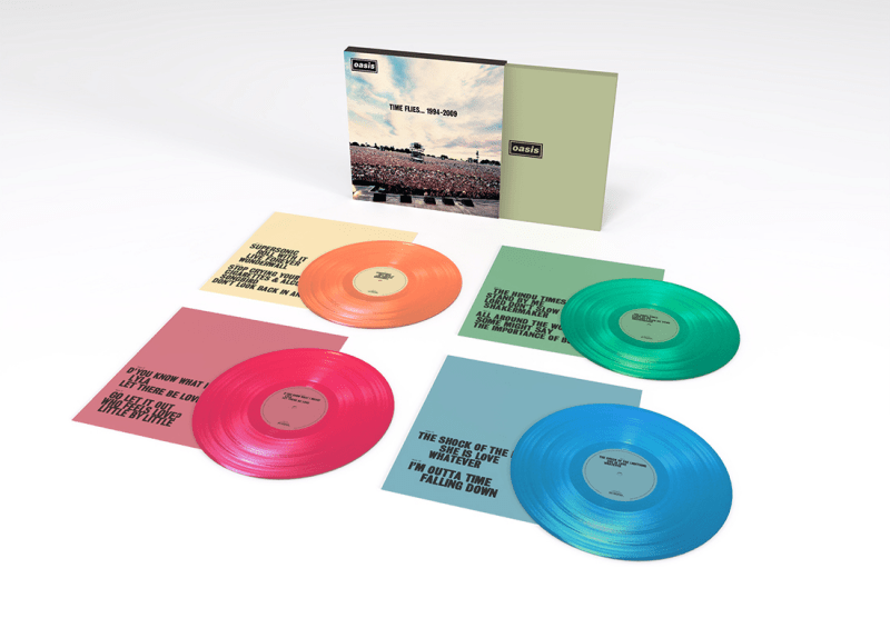 OASIS - TIME FLIES... 1994 - 2009 4LP Deluxe Set RSD25 Vinyl - JWrayRecords