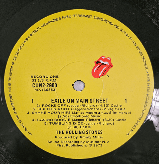 ROLLING STONES - Exile On Main St. (VG+/VG) Vinyl - JWrayRecords