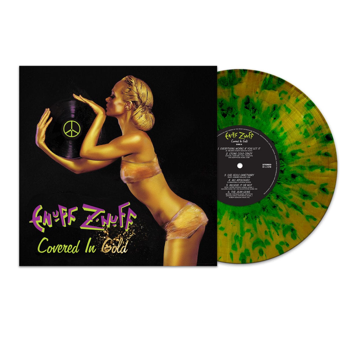ENUFF Z'NUFF - Covered In Gold Vinyl - JWrayRecords