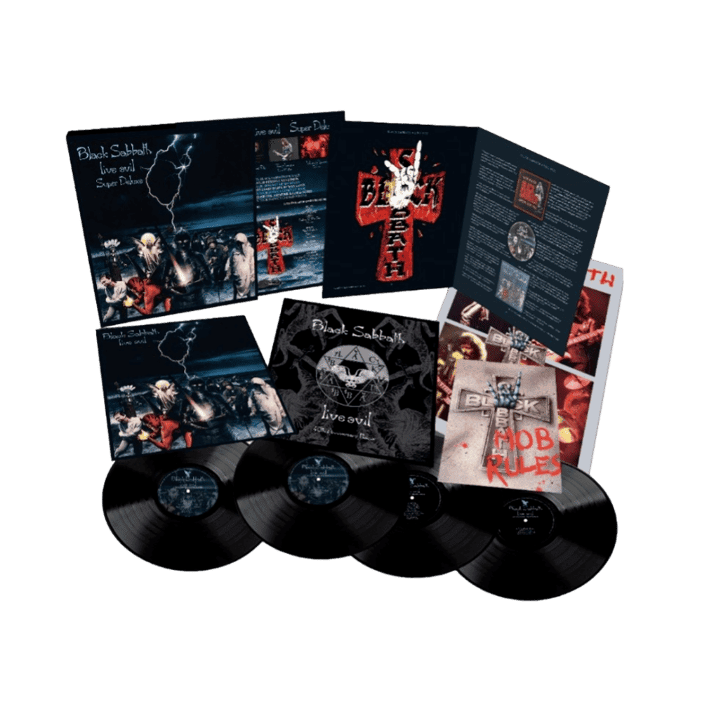 BLACK SABBATH - Live Evil Super Deluxe 40th Anniversary Edition 4LP Vinyl Box Set - JWrayRecords