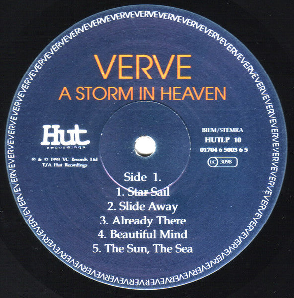 Verve* : A Storm In Heaven (LP, Album, Ltd)