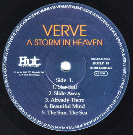Verve* : A Storm In Heaven (LP, Album, Ltd)