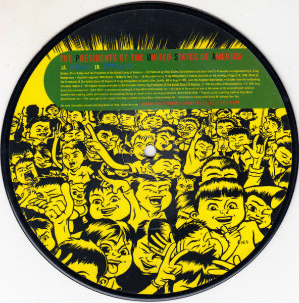 The Presidents Of The United States Of America : Mach 5 (7", Single, Ltd, Pic)