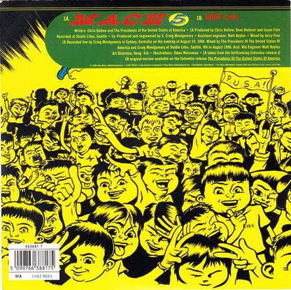 The Presidents Of The United States Of America : Mach 5 (7", Single, Ltd, Pic)