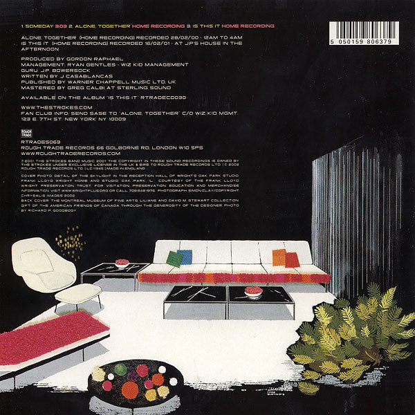 The Strokes : Someday (7", Single, Yel)