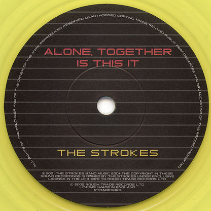 The Strokes : Someday (7", Single, Yel)