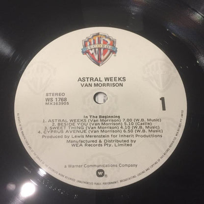 Van Morrison : Astral Weeks (LP, Album, RE)