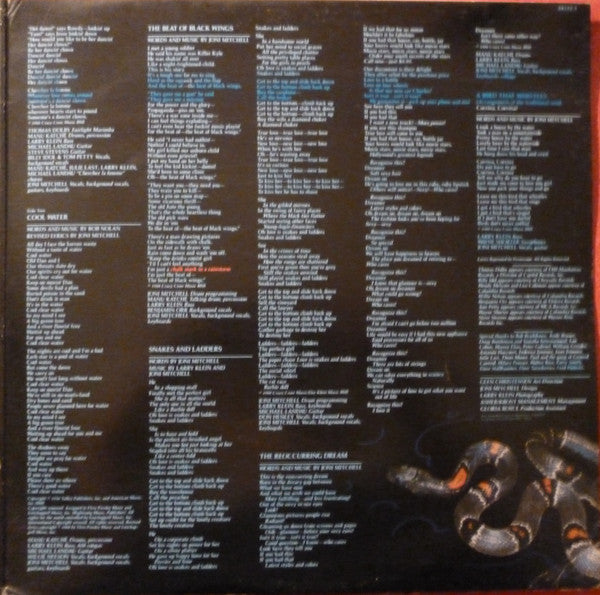 Joni Mitchell : Chalk Mark In A Rain Storm (LP, Album)