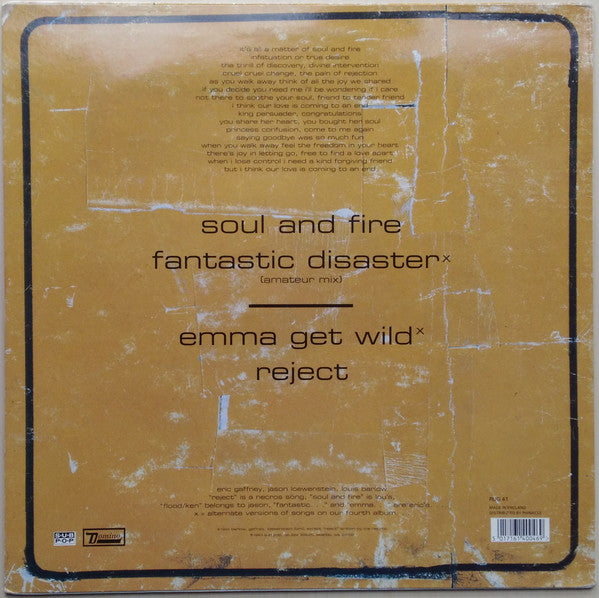 Sebadoh : Soul And Fire (12", EP)
