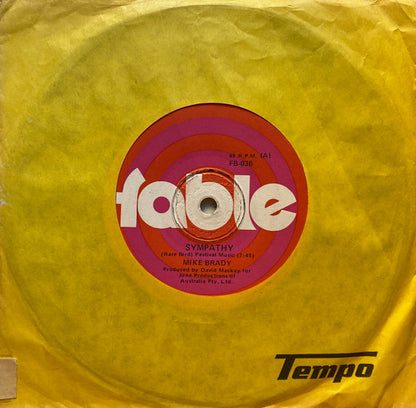 Mike Brady (3) : Sympathy  (7", Single)