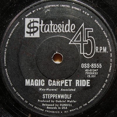 Steppenwolf : Magic Carpet Ride / Sookie, Sookie (7", Single)
