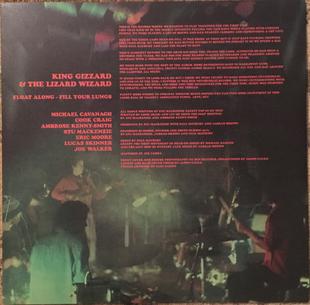 King Gizzard & The Lizard Wizard* : Float Along - Fill Your Lungs (LP, Album, Ltd, RE, Gre)