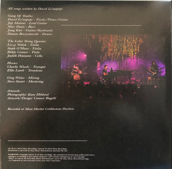 Gang Of Youths : MTV Unplugged Live In Melbourne (2xLP, Album, Ltd, Mag)