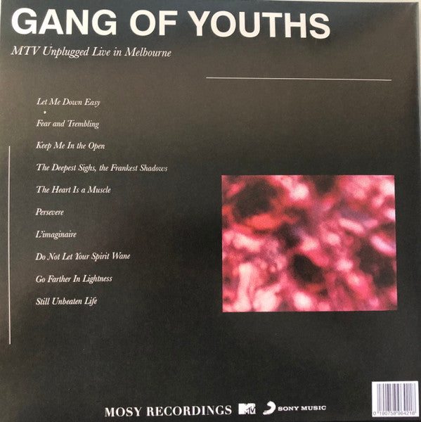 Gang Of Youths : MTV Unplugged Live In Melbourne (2xLP, Album, Ltd, Mag)