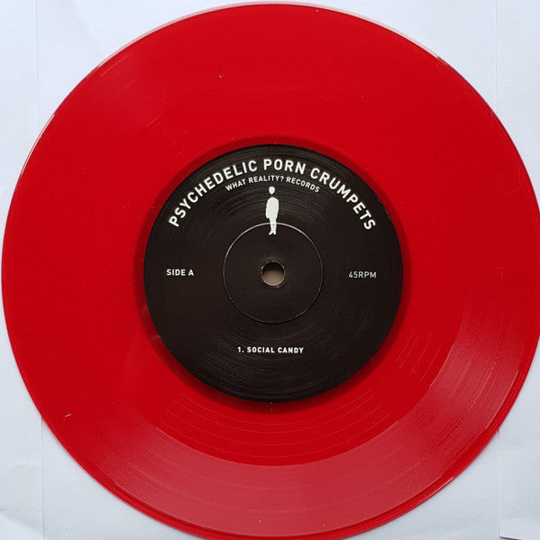 Psychedelic Porn Crumpets : Social Candy (7", Single, Ltd, Red)