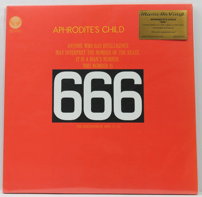 Aphrodite's Child : 666 (2xLP, Album, Ltd, Num, RE, RP, Red)