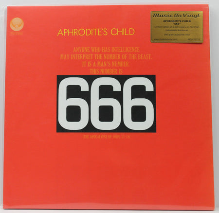 Aphrodite's Child : 666 (2xLP, Album, Ltd, Num, RE, RP, Red)