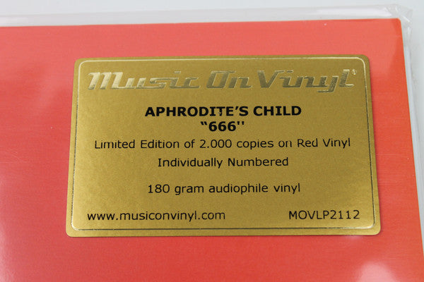 Aphrodite's Child : 666 (2xLP, Album, Ltd, Num, RE, RP, Red)