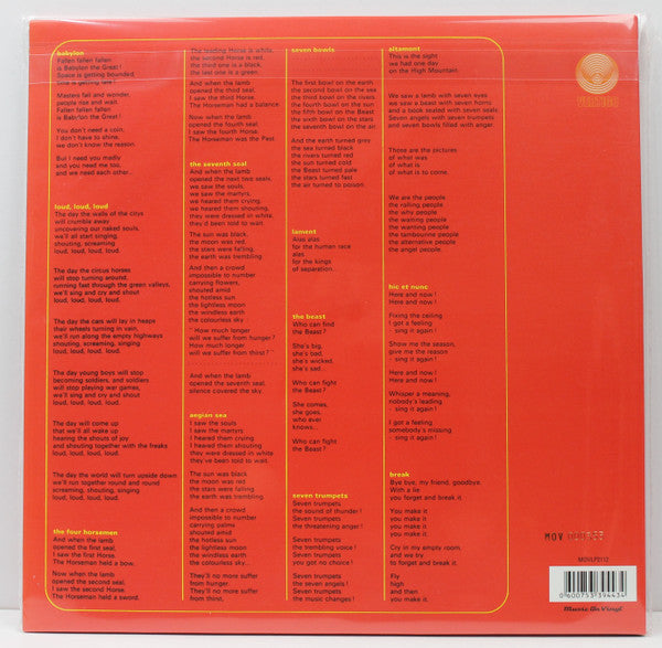 Aphrodite's Child : 666 (2xLP, Album, Ltd, Num, RE, RP, Red)