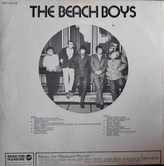 The Beach Boys : The Beach Boys (LP, Album, Mono, RE)