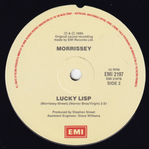 Morrissey : The Last Of The Famous International Playboys (7", Single)