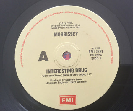 Morrissey : Interesting Drug (7", Single)