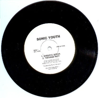 Sonic Youth : Burning Spear (7", Single, Promo)
