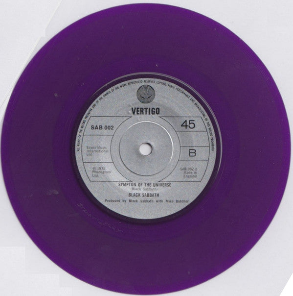 Black Sabbath : Hard Road (7", Single, Pur)