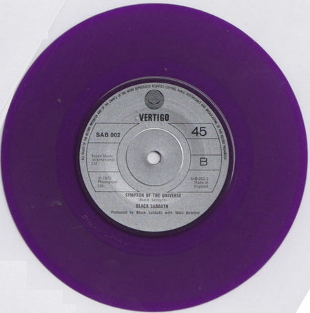 Black Sabbath : Hard Road (7", Single, Pur)
