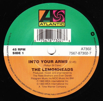 The Lemonheads : Into Your Arms (7", Single)