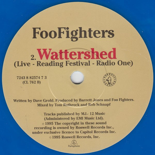 Foo Fighters : For All The Cows (7", Single, S/Edition, Blu)