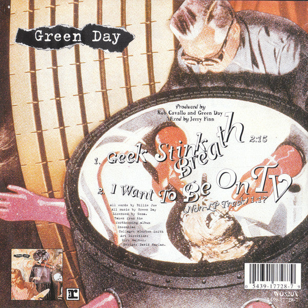 Green Day : Geek Stink Breath (7", Single, Ltd, Red)