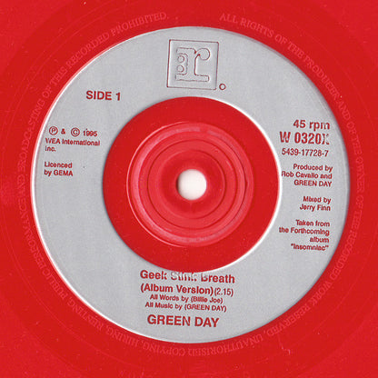 Green Day : Geek Stink Breath (7", Single, Ltd, Red)